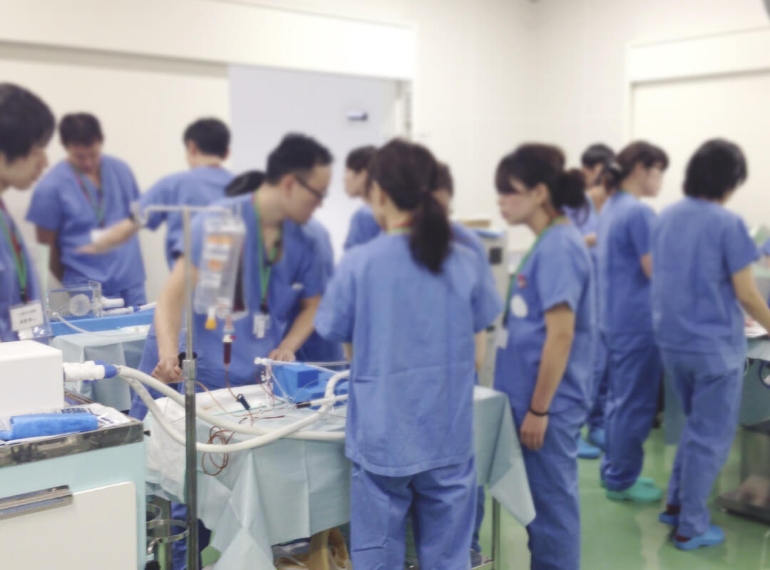 Training at the hospital